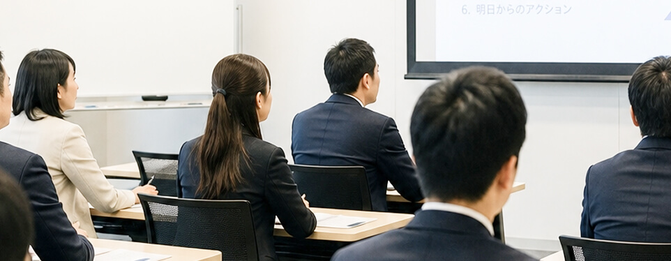 企業の健康づくり研修の様子